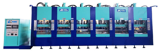 Single Color 6 Stations EVA Injection Machine For Making Slippers Sandals Crocs Rain Boots Baskets