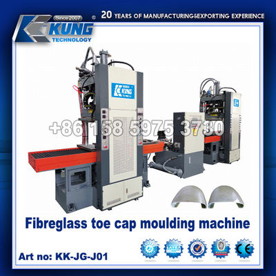 Advanced Fibreglass Toe Cap Moulding Machine / Shoe Making Equipment For Sale