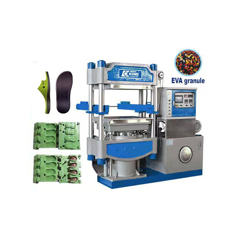 Multicolor Foaming EVA Shoes Injection Machine 35-50 Pair/H Hydraulic