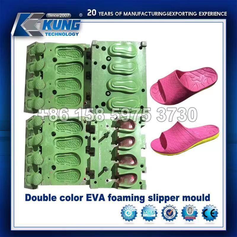 4 Stations Practical EVA Shoes Injection Machine Hydraulic For Slipper Making