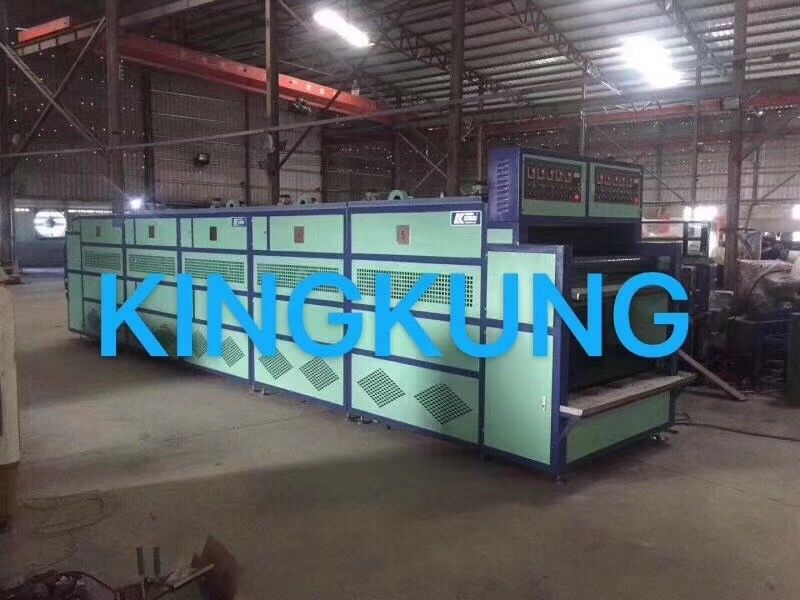 Double Layer 42KW EVA Shoes Injection Machine Belt Oven For Sole Setting