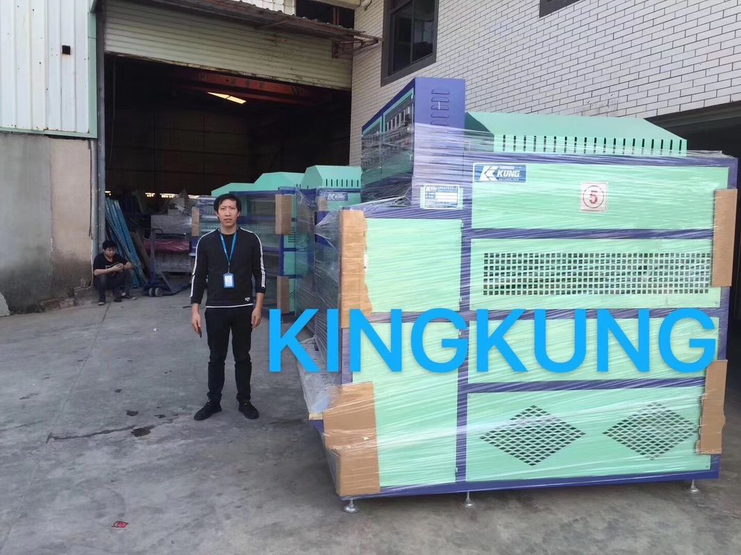 Double Layer 42KW EVA Shoes Injection Machine Belt Oven For Sole Setting