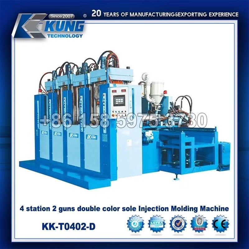 Hydraulic TR Plastic Sole Injection Molding Machine Multi Function
