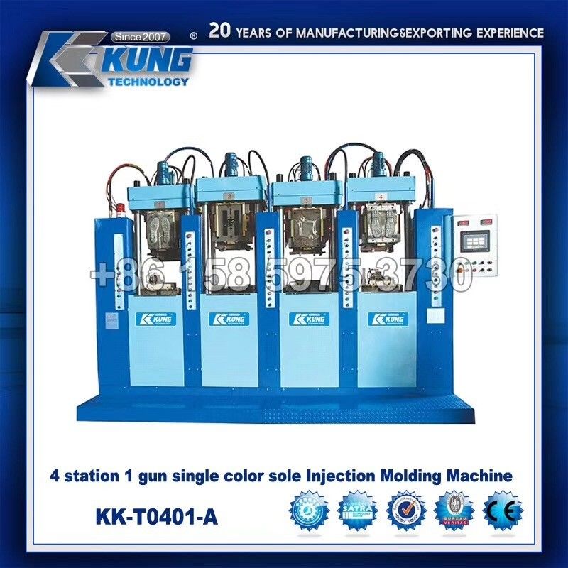 Hydraulic TR Plastic Sole Injection Molding Machine Multi Function