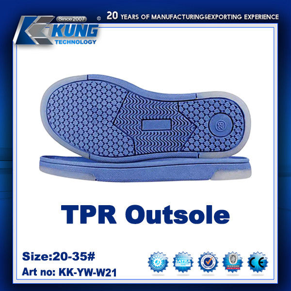 Odorless TPR EVA Outer Sole Nontoxic Anti Abrasion Practical