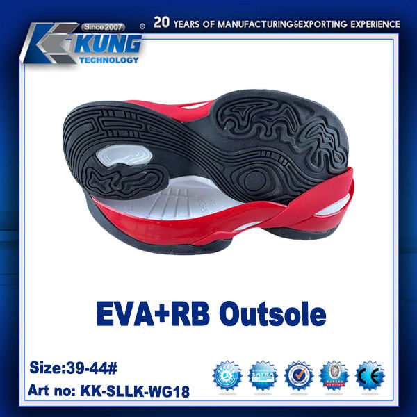 Customized Logo Printing High Elastic EVA RB Outer Sole For Sneaker