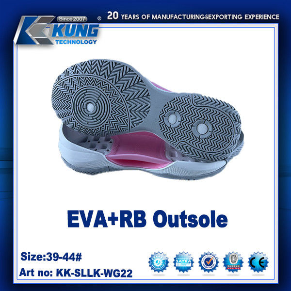 Customized Logo Printing High Elastic EVA RB Outer Sole For Sneaker