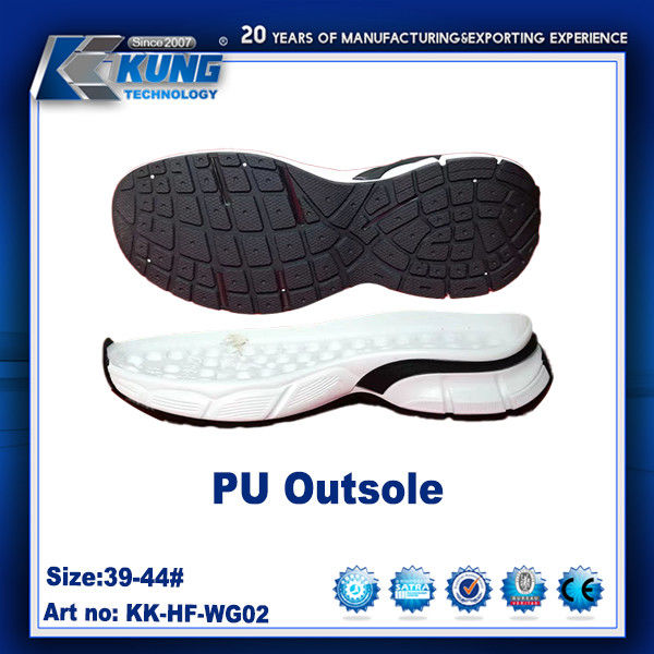 Customized Color Rubber PU EVA Outer Sole Nontoxic Waterproof 39 - 44 Size