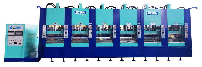 Single Color 6 Stations EVA Injection Machine For Making Slippers Sandals Crocs Rain Boots Baskets