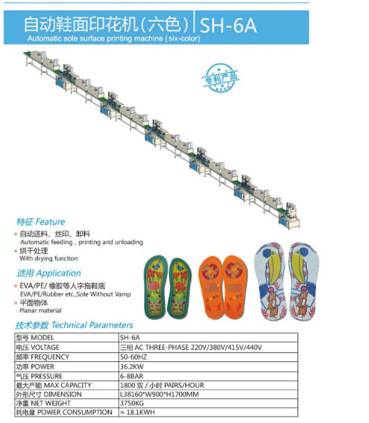 Customized Sole Surface Printing Machine Disposable Shoe Cover Making Machine