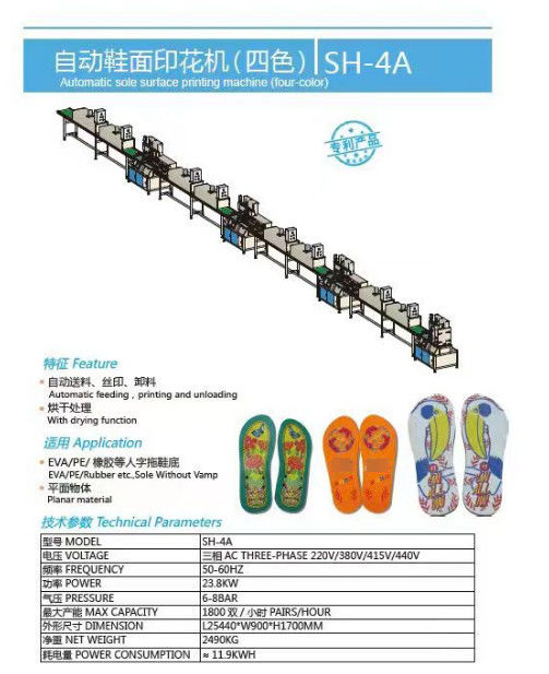 Customized Sole Surface Printing Machine Disposable Shoe Cover Making Machine