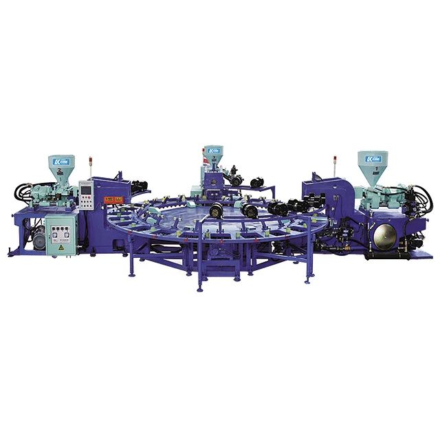 Automatic Grade Footwear Injection Moulding Machine For PVC Plastic