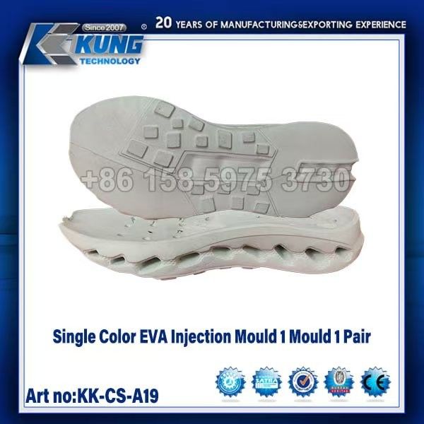 Shoe Single Color EVA Injection Mould Shoe Sole Mould 1 Mould 1 Pair