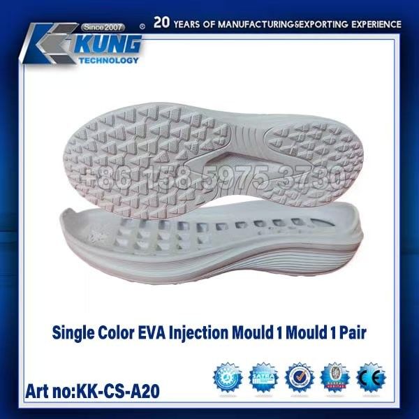 Shoe Single Color EVA Injection Mould Shoe Sole Mould 1 Mould 1 Pair
