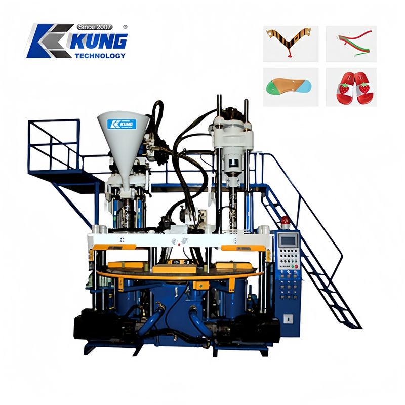"3-Color PVC Strap Injection Molding Machine For Sandals/Bags – Automatic, Multi-Material (PP/TPR), 120-200T Clamping Force