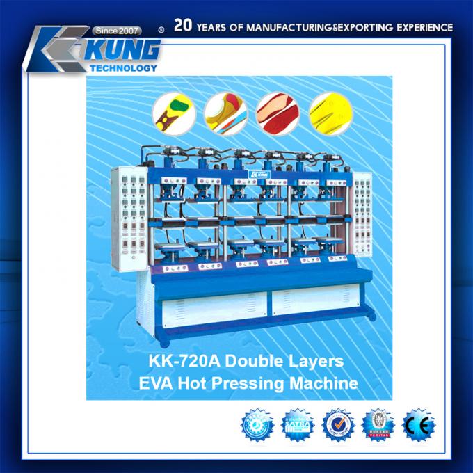 EVA Hot and Cold Press Foaming Shoe Pad Making Machinery